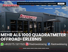 Tablet Screenshot of kiedrowski-racing.de